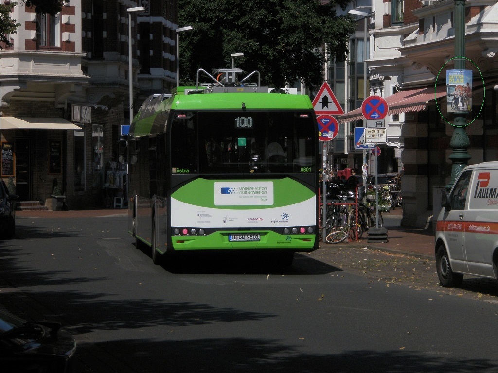 In Hannover fahren die besten Busse üstra Elektrobus ist