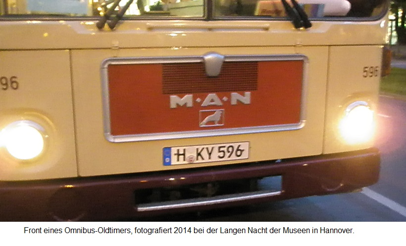 2014 Lange Nacht der Museen in Hannover - Oldtimer-Omnibus-Front.jpg