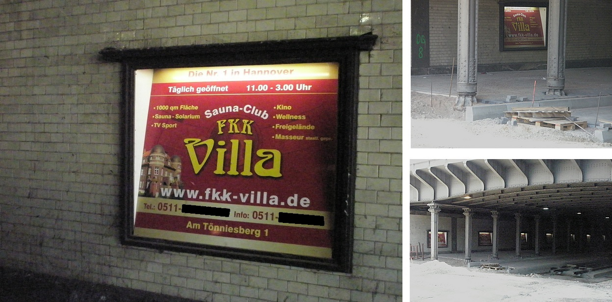 Proj 1017 2017 Umbau Porno-Reklame im Posttunnel und S�ulengang-Bild.jpg