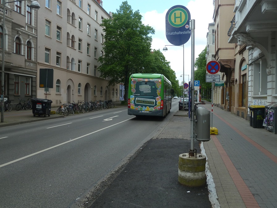 Ersatzhaltestelle Glocksee Linie 100 Mai 2026 Bauarbeiten Leinertbr�cke.jpg