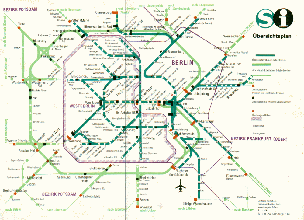 S bahn berlin схема