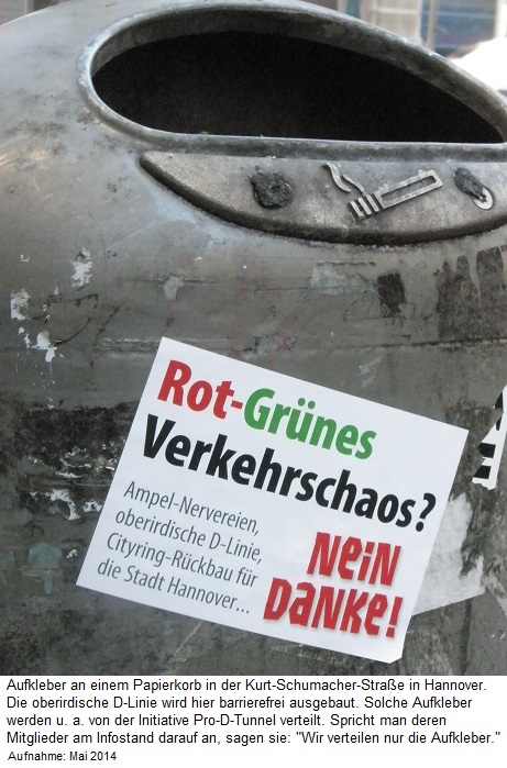 2015 Mai Illegale Aufkleber gegen den barrierefreien Ausbau der Stadtbahnlinien 10 und 17 in Hannover.jpg