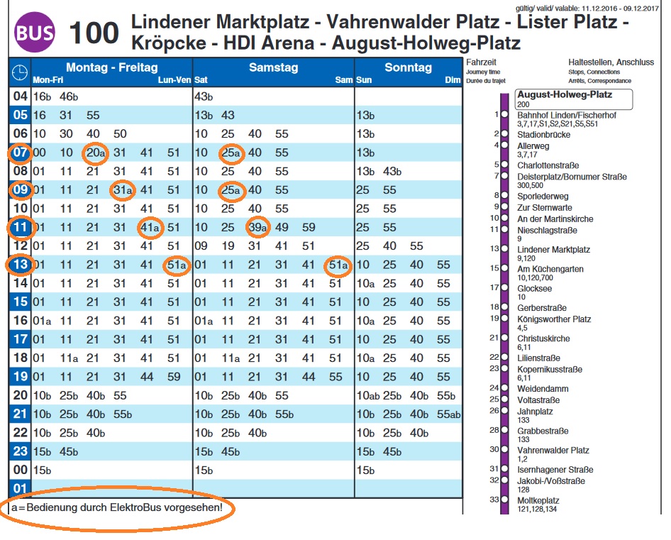 Solaris E-Bus Hannover Aushang-Fahrplan.jpg